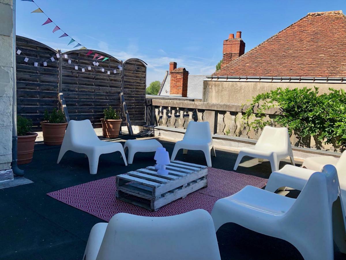 La Terrasse Des Bords Du Cher 圣艾尼昂 外观 照片
